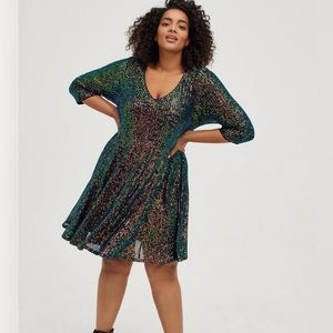 Torrid sequin party dress